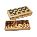 Wooden Chess 3 In 1 - Image 3