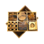 6 Games in a Wooden Box (Set2) - Image 2