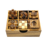 6 Games in a Wooden Box (Set3)