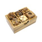 6 Games in a Wooden Box (Set3) - Image 2