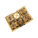 6 Games in a Wooden Box (Set3) - Image 3