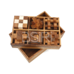 6 Games in a Wooden Box (Set4)