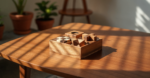 4 Games in a Wooden Box (No Lid) - Image 5