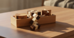 3 Games in a Wooden Box (No Lid) - Image 2
